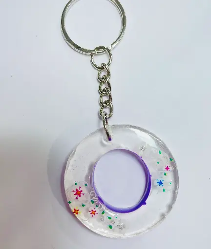 Letter 'O' with stars Keychain -GMK029