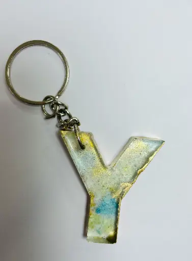 Letter 'Y' with design Keychain -GMK039