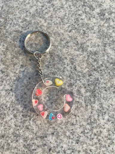 Letter 'C' design Keychain -GMK053
