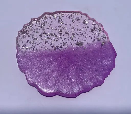 Purple and silver Coaster -GMC015