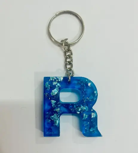 Blue 'R' KeyChain -GMK002