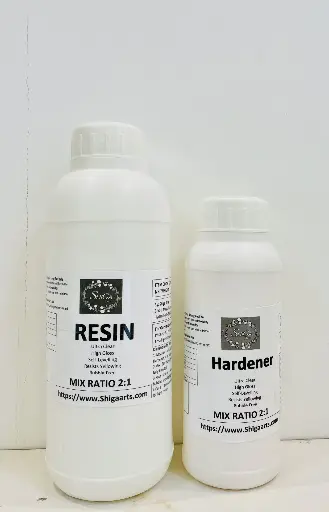 Ultra Clear Epoxy Resin | 2:1 Ratio | 3kg | Bubble-Free, High Gloss, Self-Leveling
