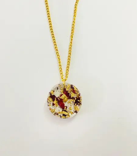 Red and Gold flakes -GML001
