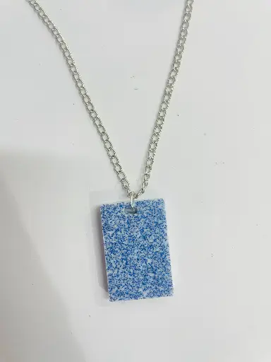 A blue and yellow Locket -GML051