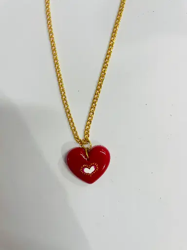 A heart within a heart Locket -GML055
