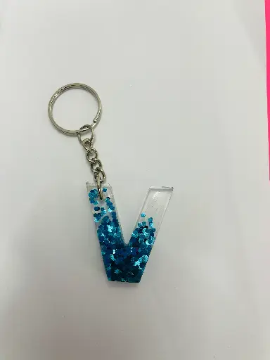 Blue 'V' Keychain -GMK001
